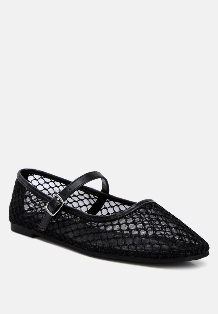 mesh mary jane flat by ruw#color_black