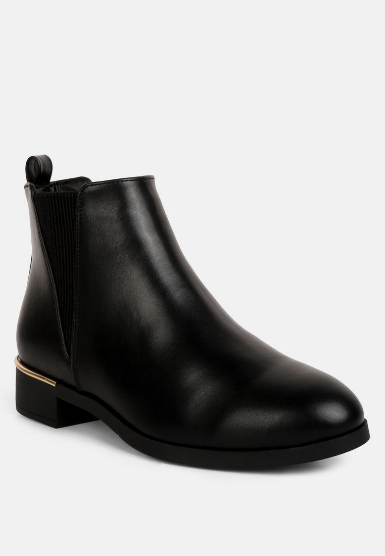 metallic sling detail chelsea boots by mode#color_black