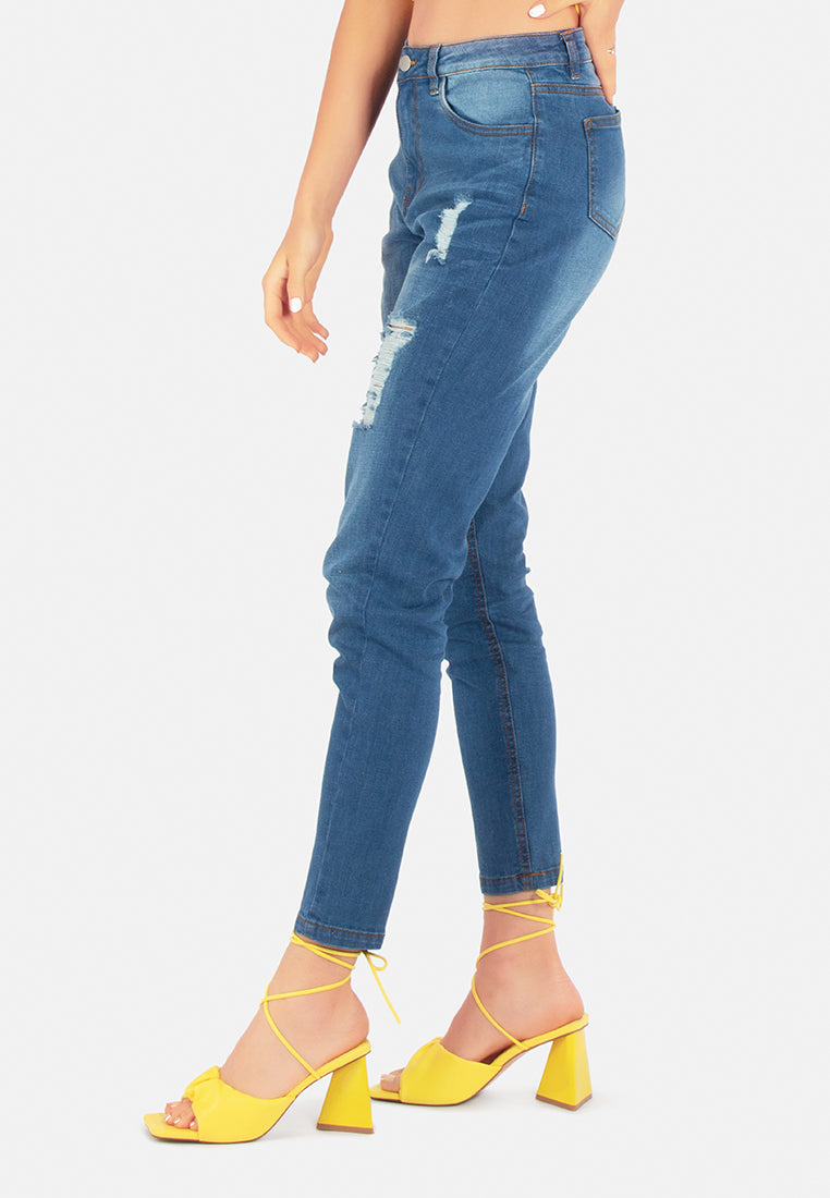 mid skinny ripped jeans pants#color_mid-blue