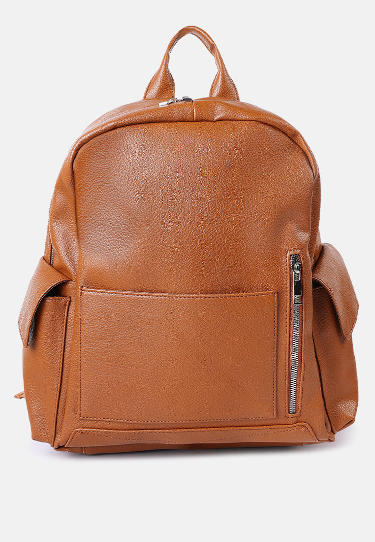 mini backpack#color_brown