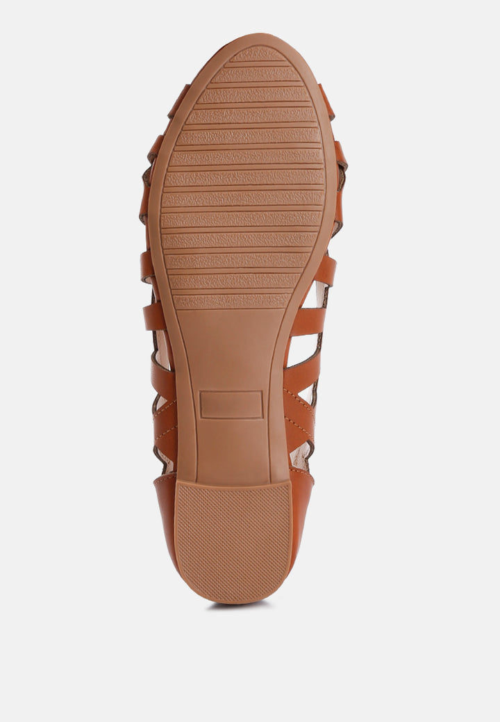 london rag women's penny strap detail loafers by motes#color_tansmooth