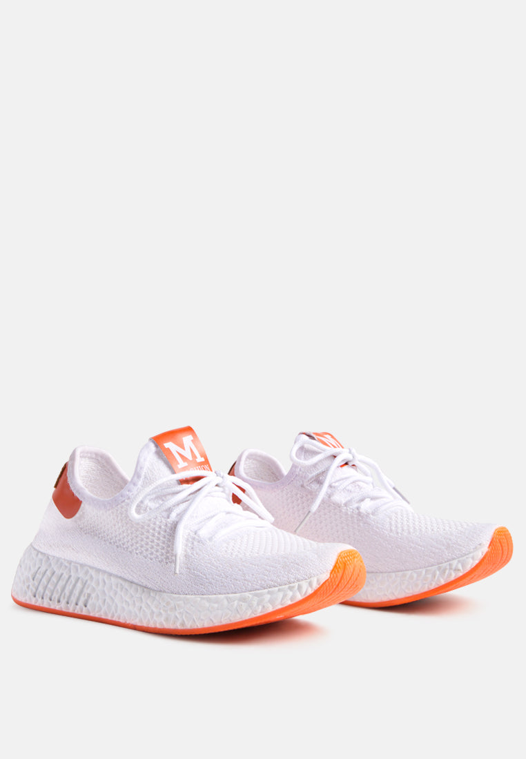 moleski foam flyknit walking sneakers#color_orange