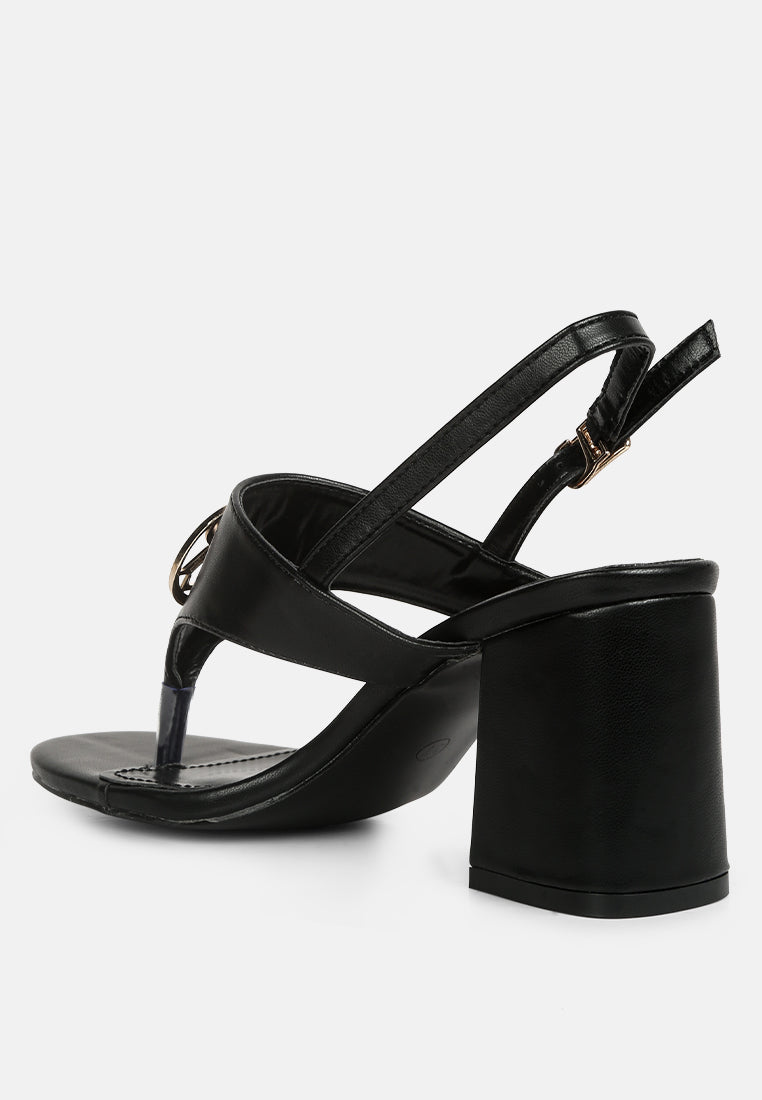 monde block heel thong sandals#color_black