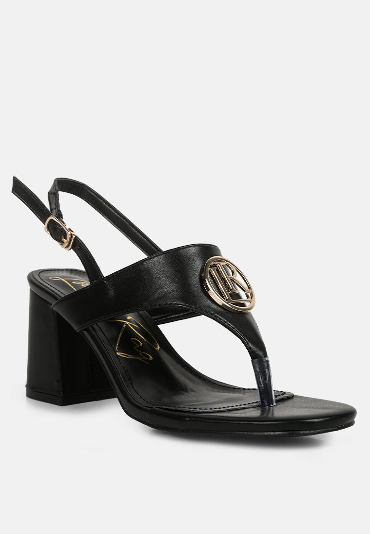 monde block heel thong sandals#color_black