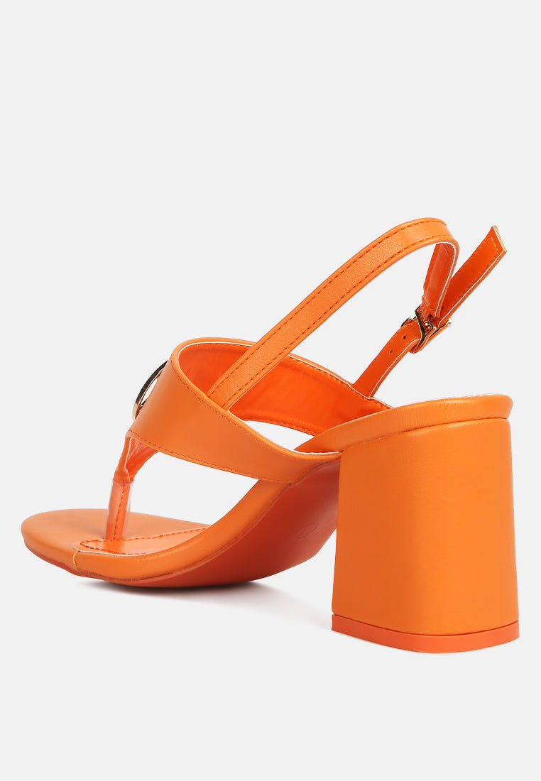 monde block heel thong sandals#color_orange