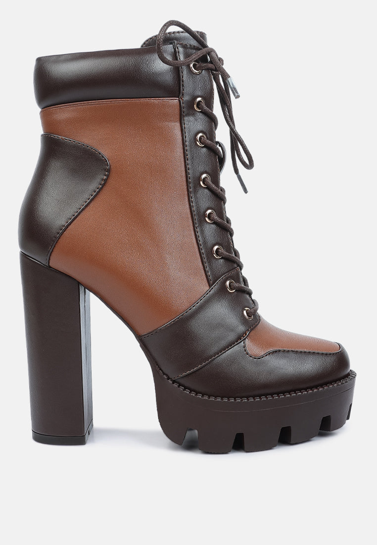 Buy Moos Block Heel Lace Up Boots Online | London Rag USA