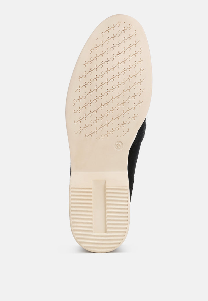 Mocasines con detalle de nudo de ante Nautica#color_black
