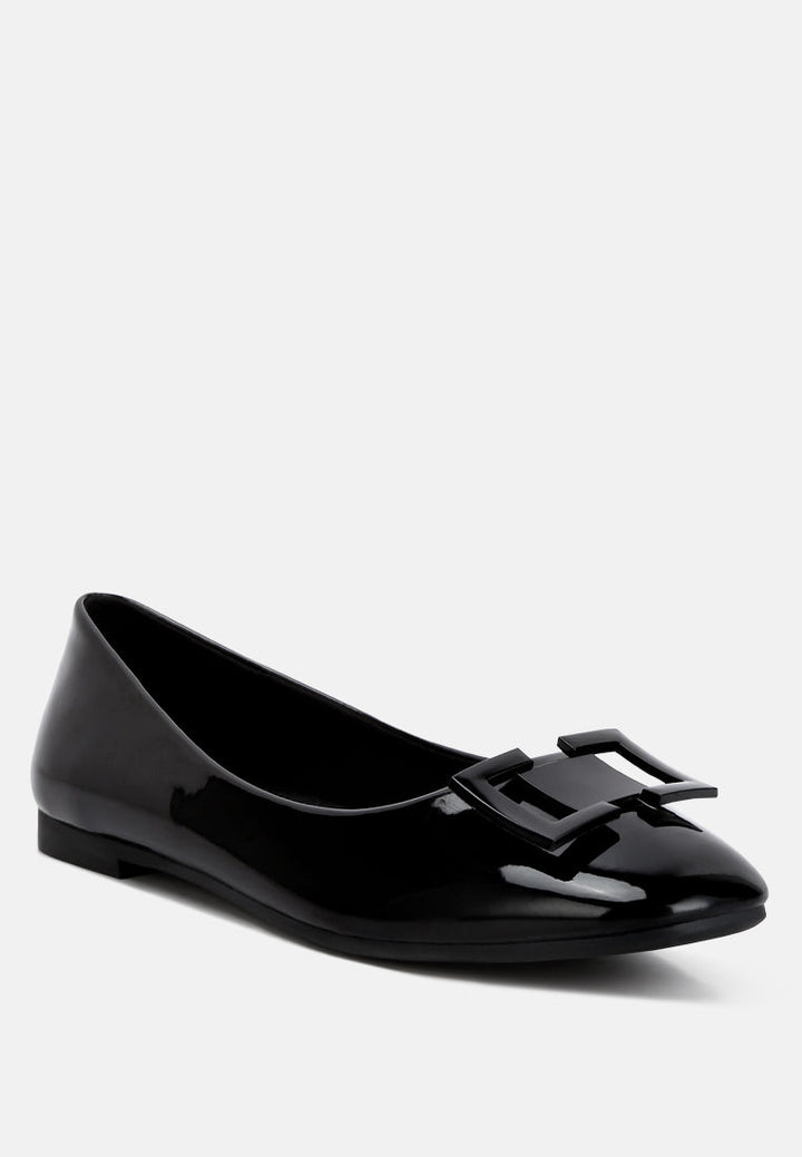 nek embellished flat ballerinas by rag#color_black