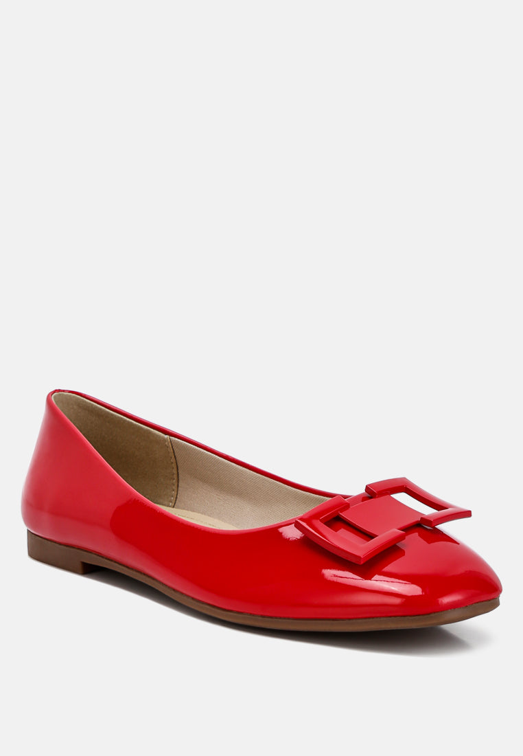 nek embellished flat ballerinas by rag#color_red