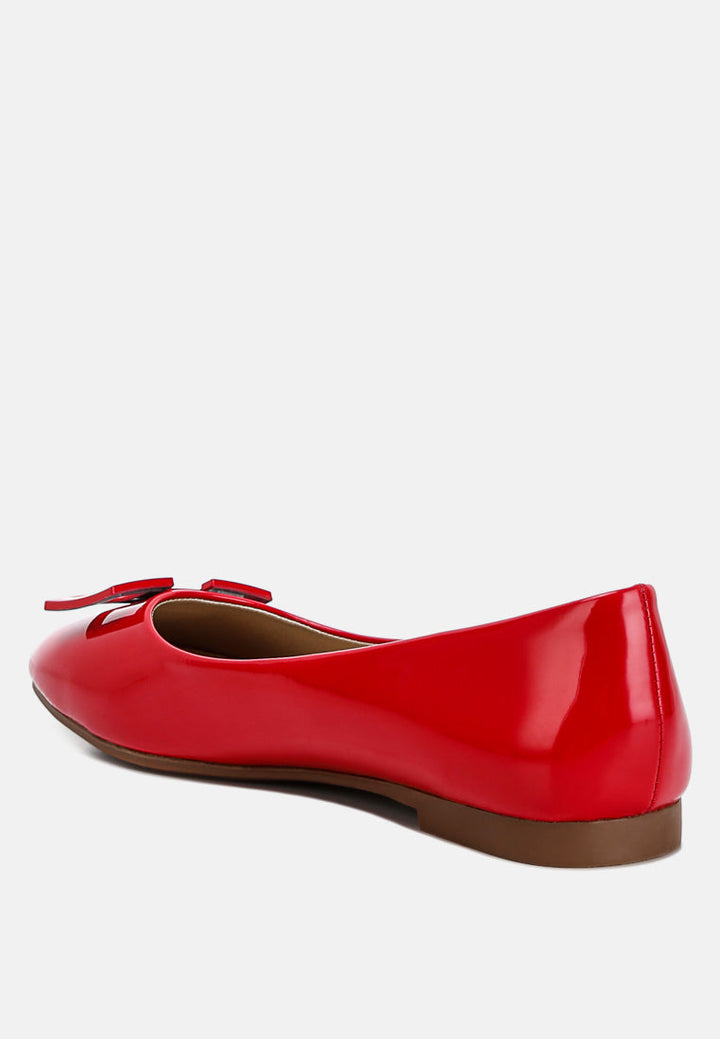 nek embellished flat ballerinas by rag#color_red