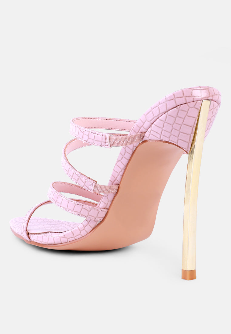Pink Faun Block Heel Sandal - Want That Trend