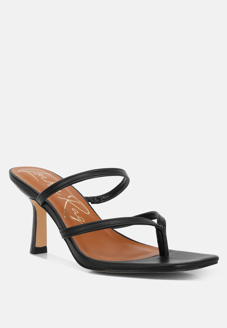 night life high heeled casual sandals#color_black