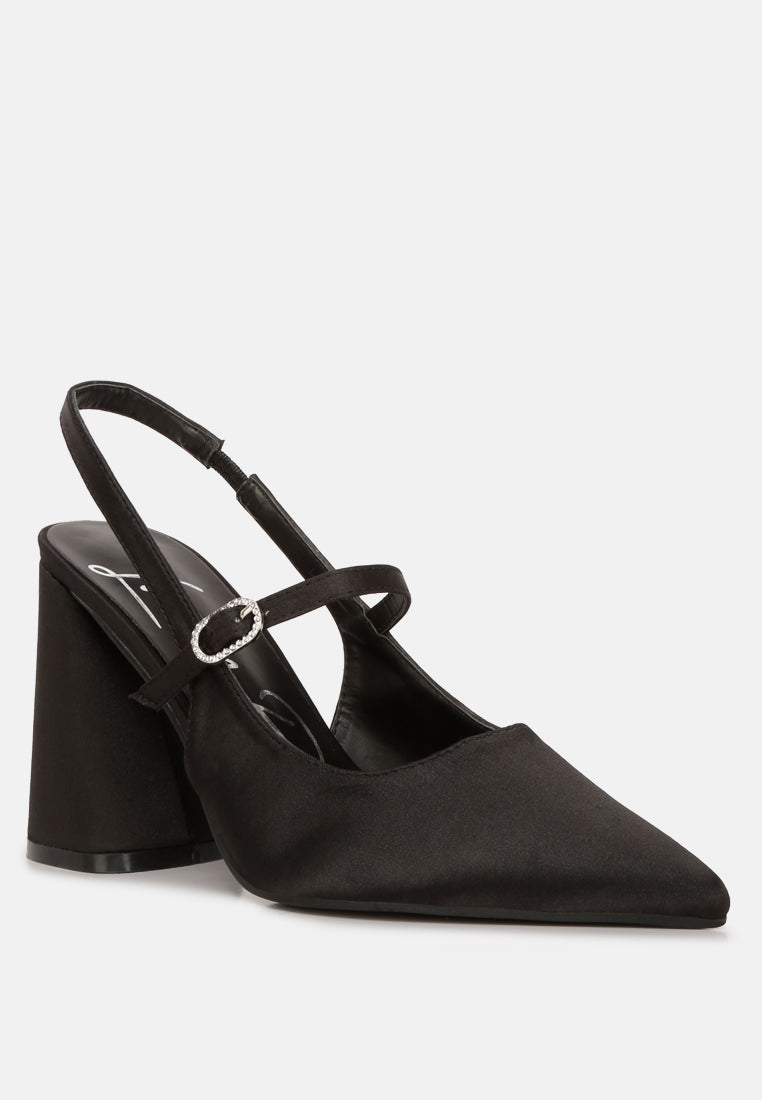 nougat flared heel party sandals#color_black