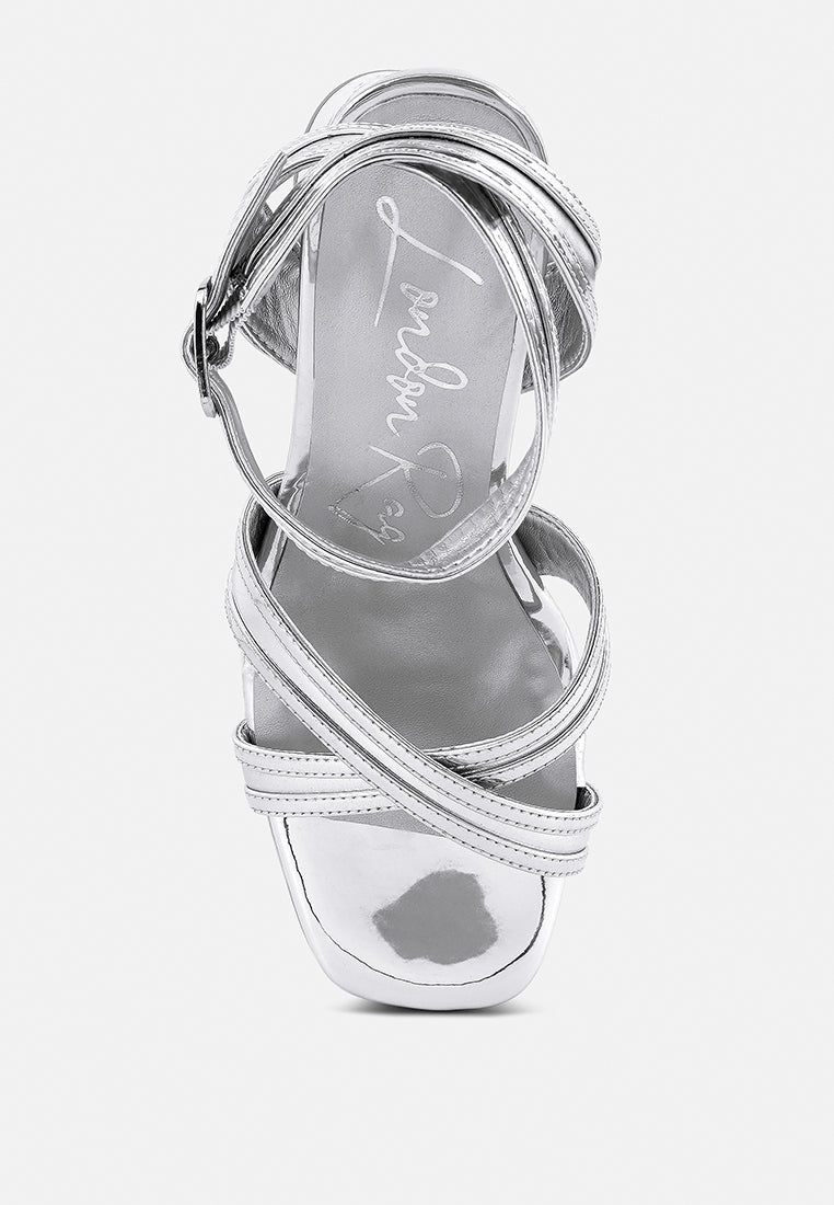 nyle platform heeled sandals#color_silver
