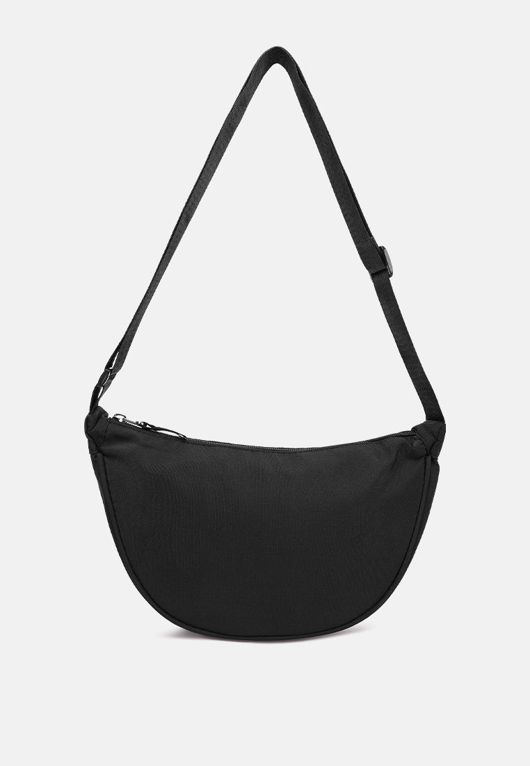 nylon mini shoulder bag#color_black