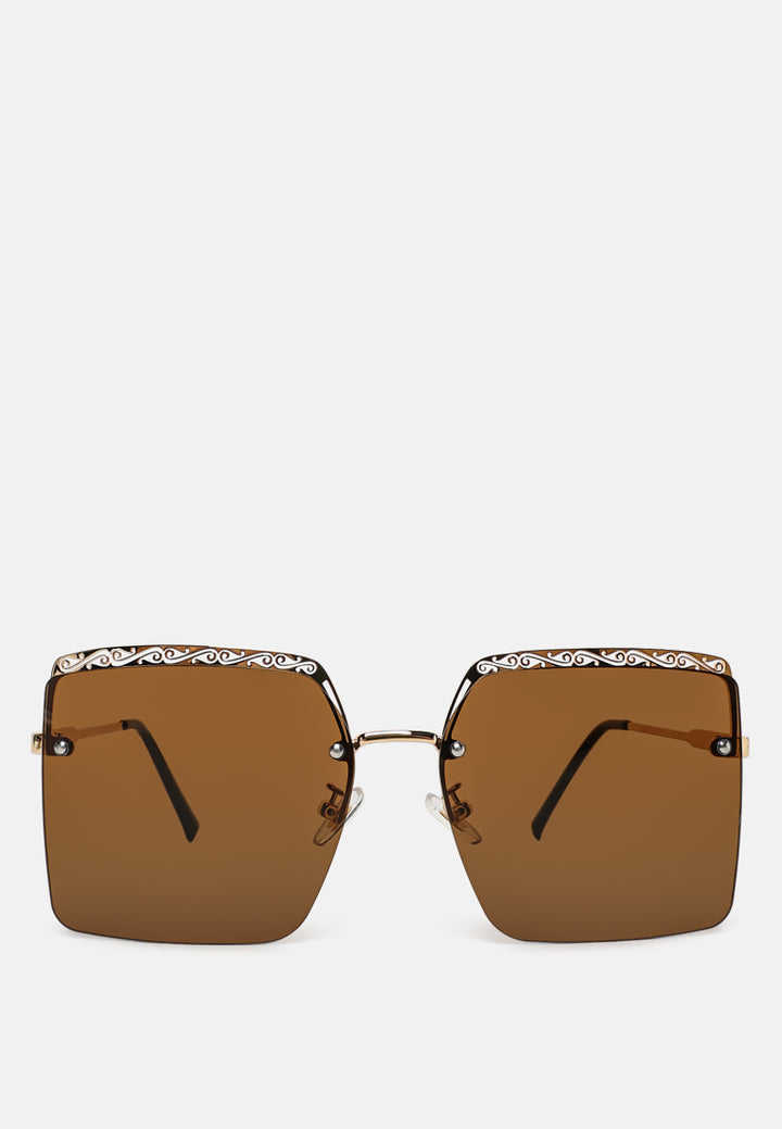 ombre tinted funky sunglasses#color_brown