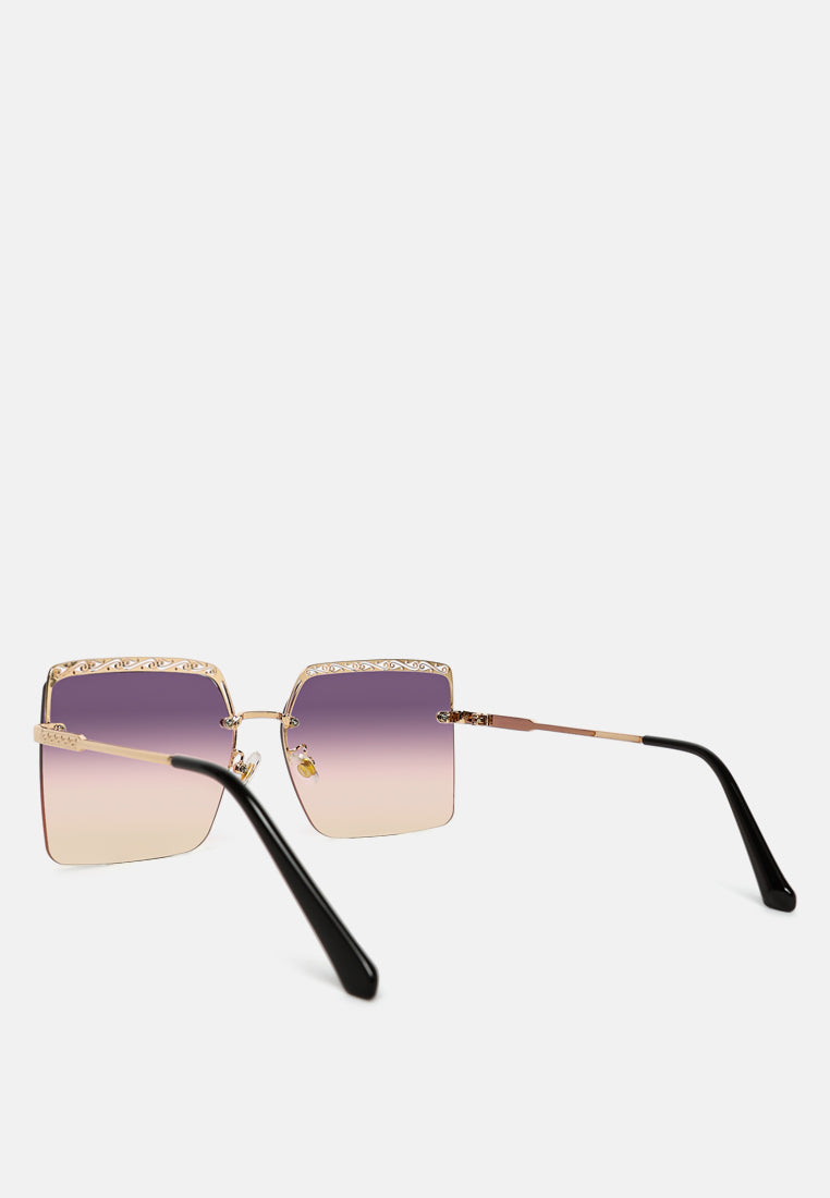 ombre tinted funky sunglasses#color_purple-pink