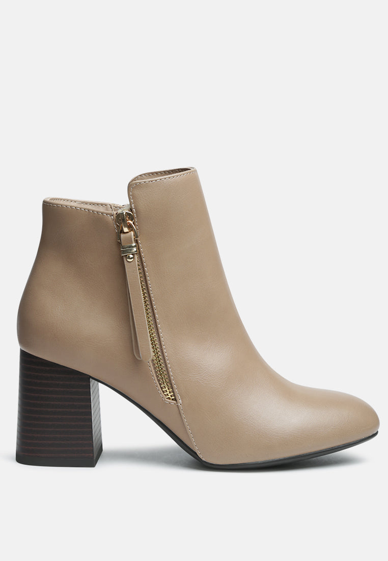 oona dual zipper boots#color_taupe