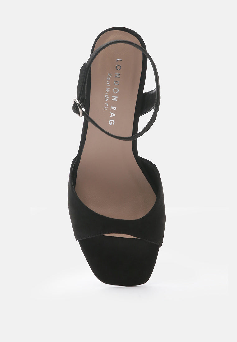 oratile wide fit clear block heel open toe sandals#color_black