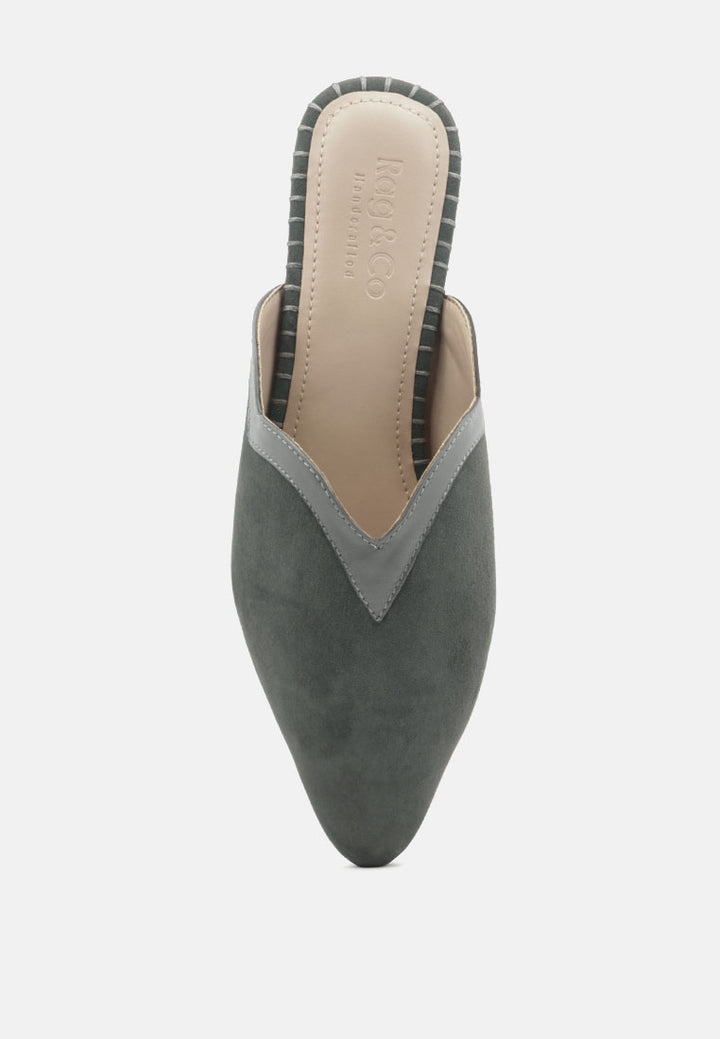 orla classic suede walking mules#color_grey