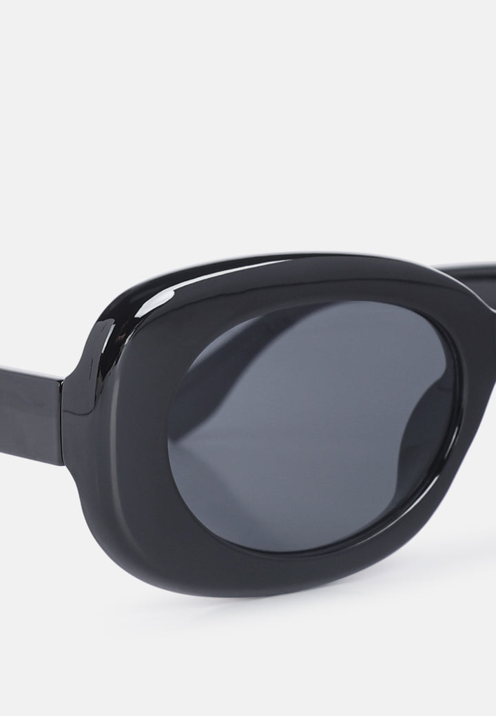 oval frame sunglasses#color_black
