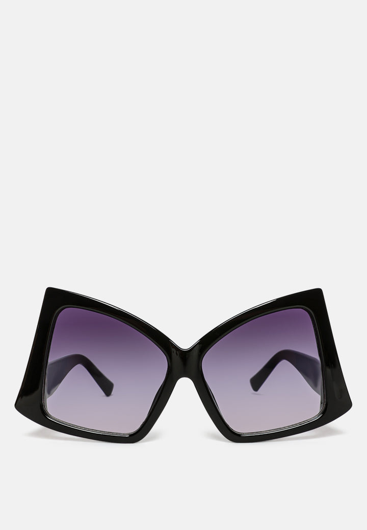 oversized funky butterfly sunglasses#color_black-purple