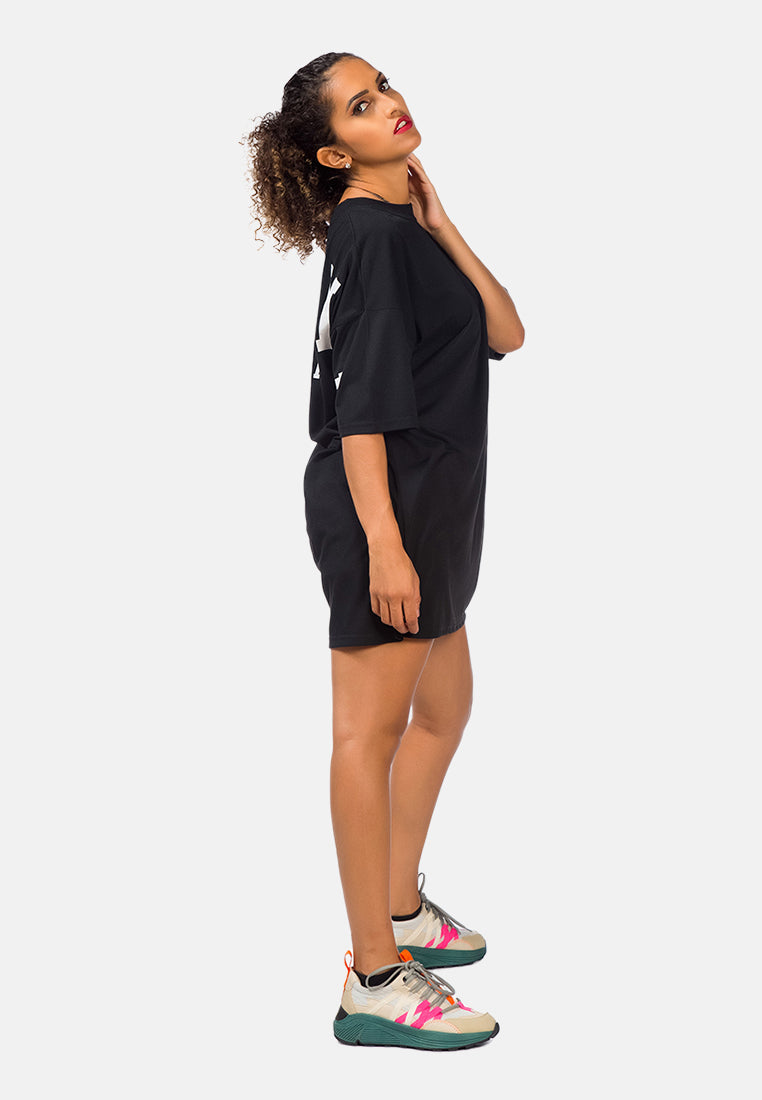 oversized graffiti tee top by ruw#color_black