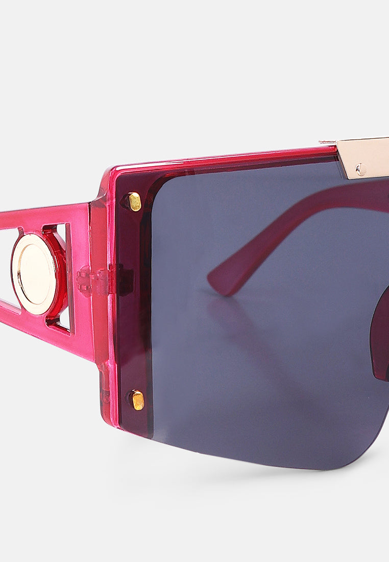 oversized shield sunglasses#color_purple