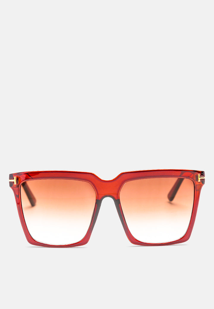 oversized square sunnies in ombre#color_brown