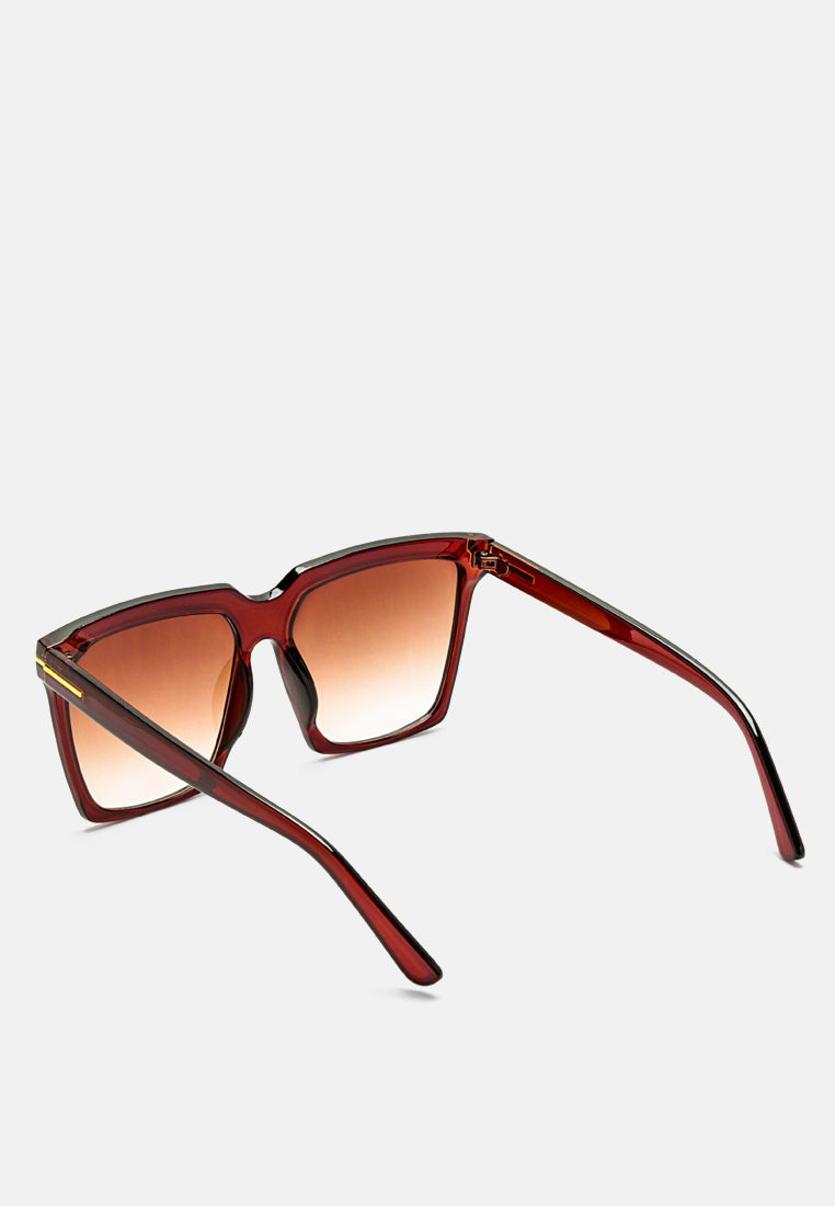  oversized square sunnies in ombre#color_brown