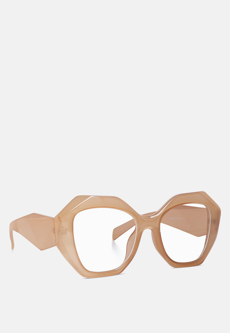 oversized wayfarer sunglasses#color_brown