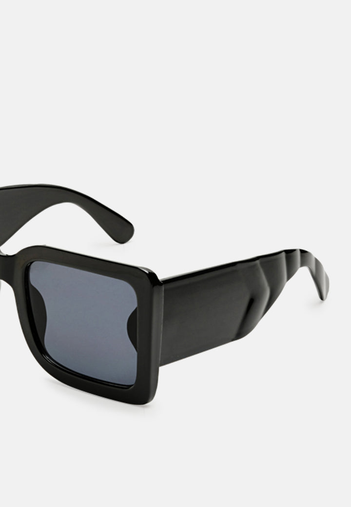 paparazzi square framed sunglasses#color_grey