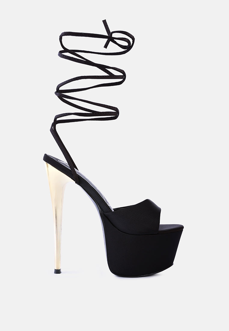 passion fruit dramatic platform lace-up heel sandals#color_black
