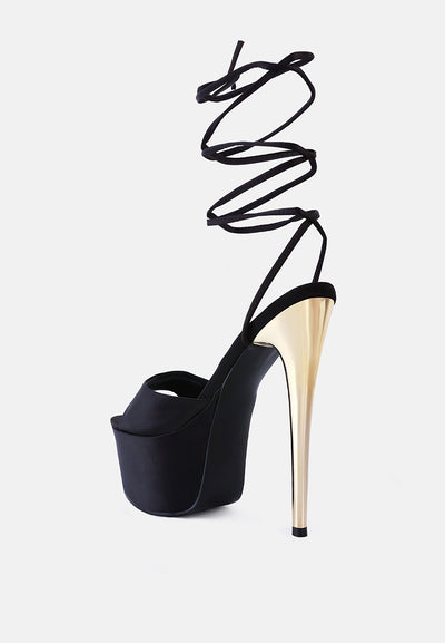 passion fruit dramatic platform lace-up heel sandals#color_black
