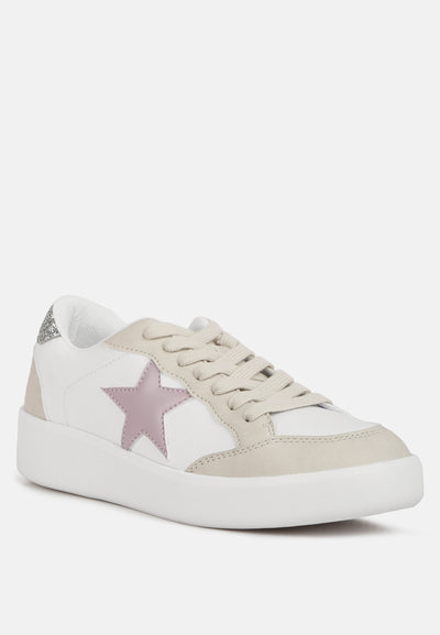 perry glitter detail star sneakers#color_grey