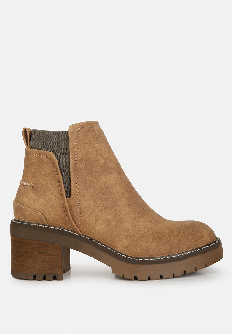 pheonix faux leather chunky heel ankle boots#color_brown