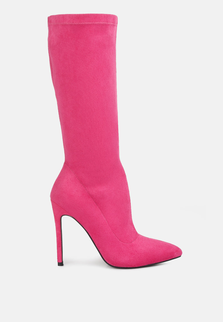 playdate pointed toe high heeled calf boot#color_fuchsia