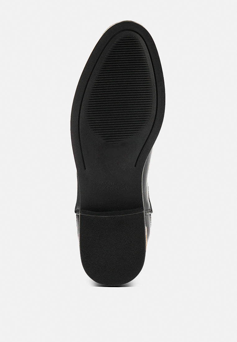 plush metal sling chelsea boot#color_black