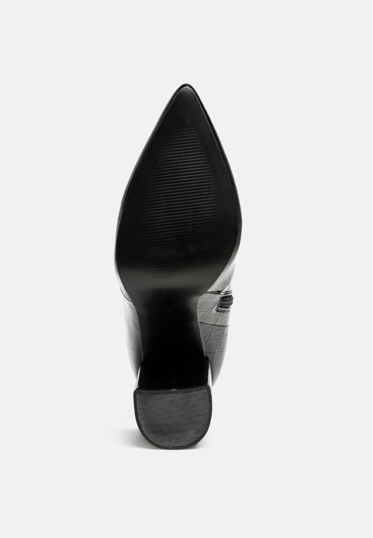 pokey suede over the knee block heeled boots#color_black