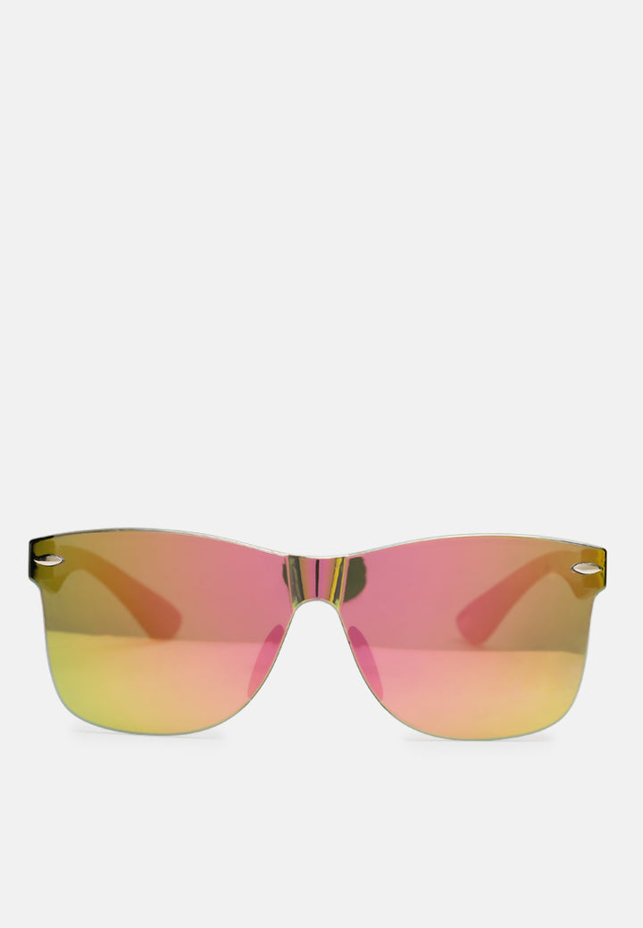pop binge square frame sunglasses#color_gold