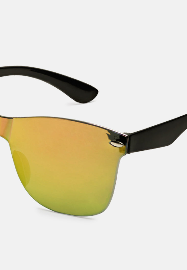 pop binge square frame sunglasses#color_gold