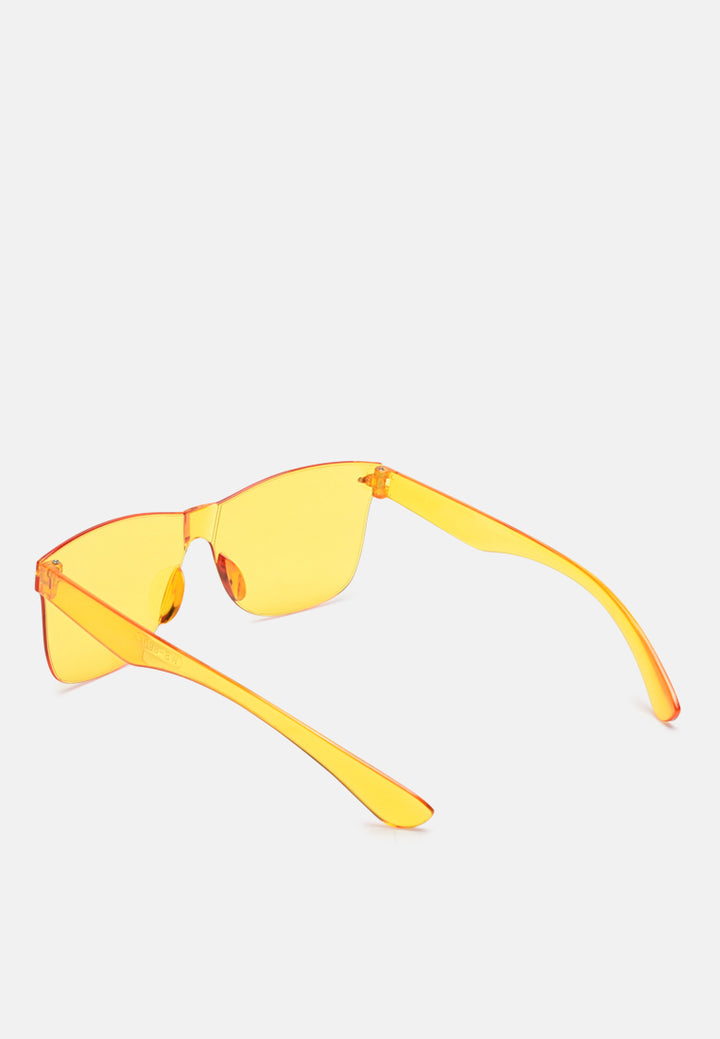 pop binge square frame sunglasses#color_green