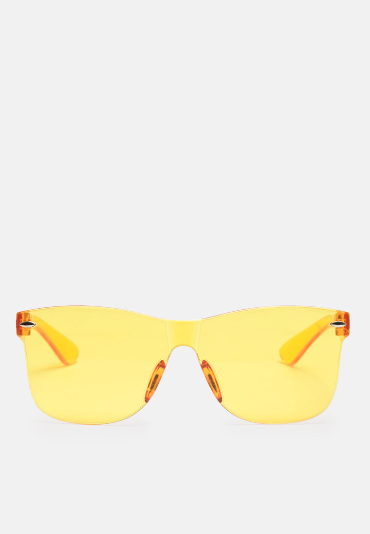pop binge square frame sunglasses#color_yellow