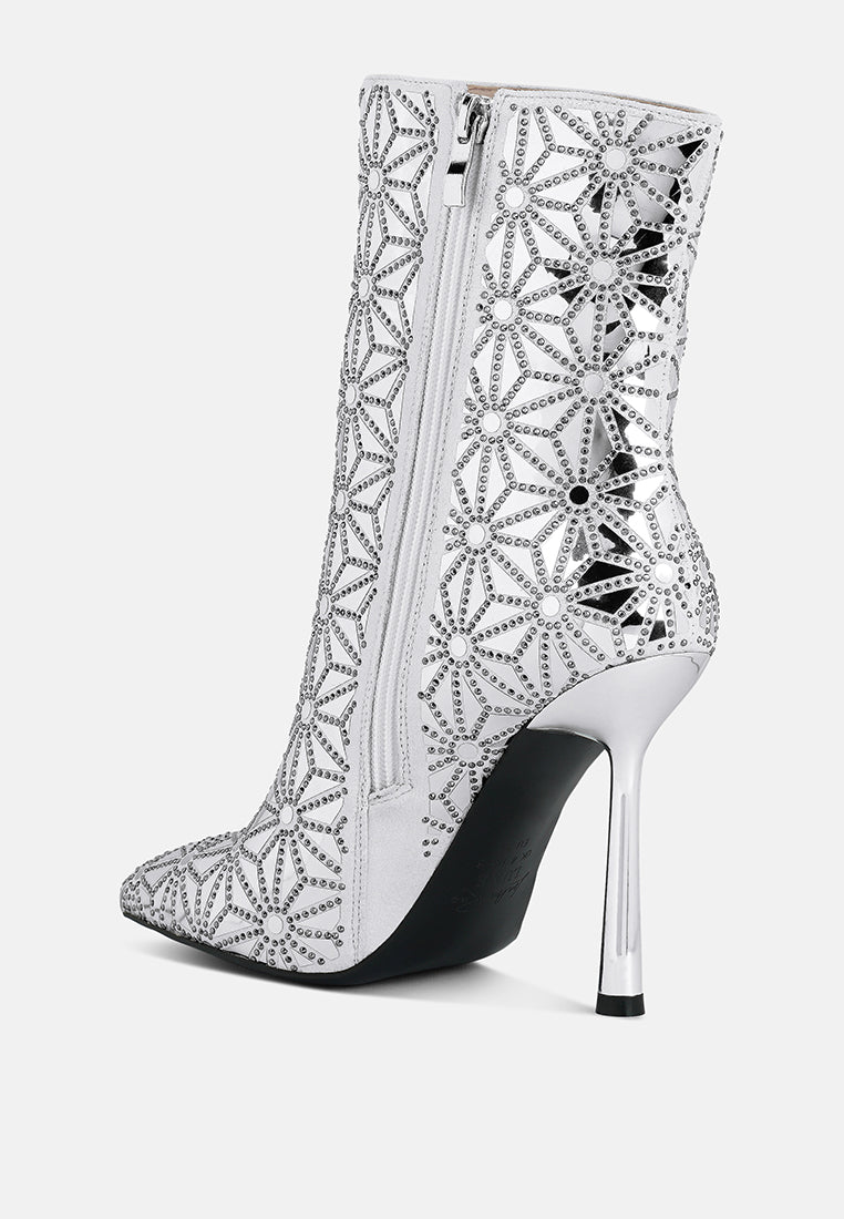 precious mirror embellished high ankle boots#color_silver