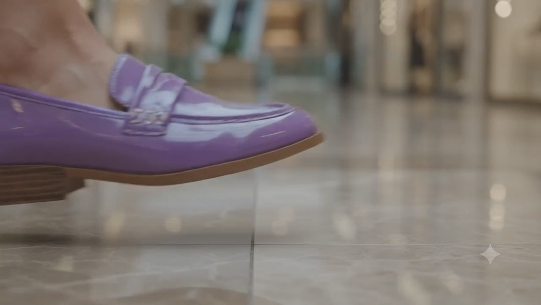 mogul penny strap detail loafers#color_lilac