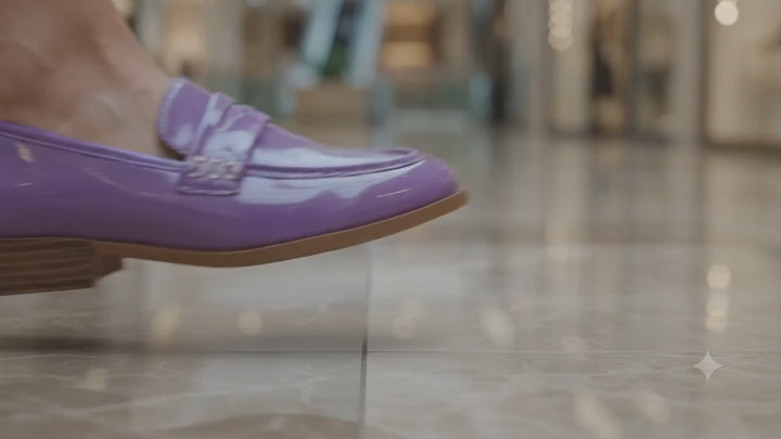 mogul penny strap detail loafers#color_lilac