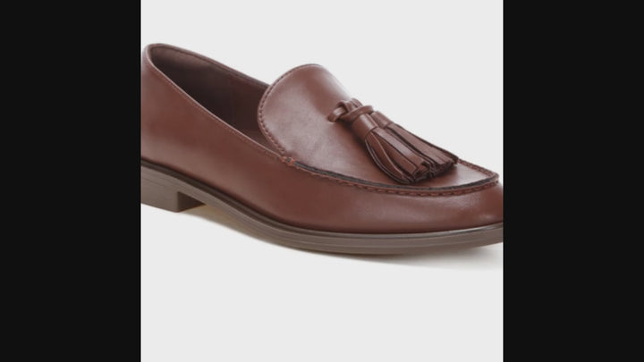 atilia tassel detail loafers#color_brown