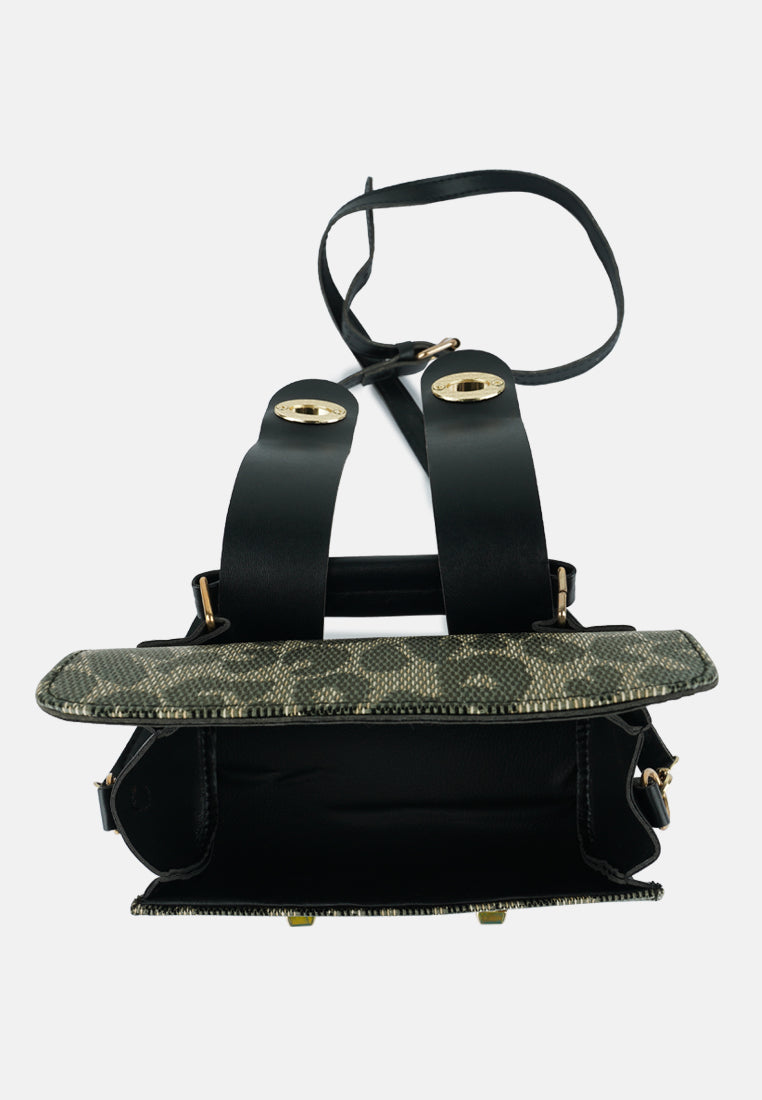 printed sling bag#color_black