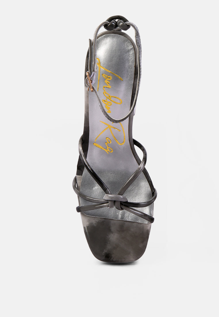 prisma tie-dye high platform heeled sandals#color_black