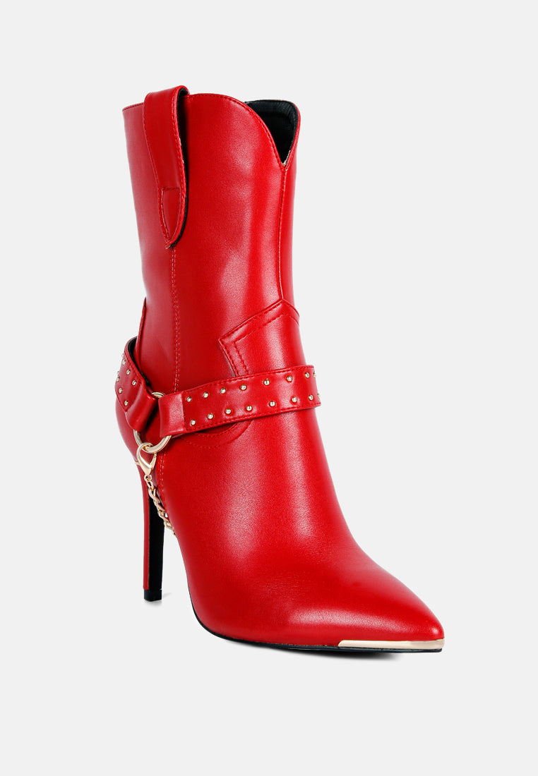 pro tip high heel ankle boots#color_red